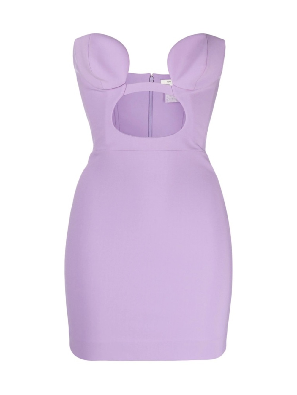 Structured Bustier Mini Dress in Lilac